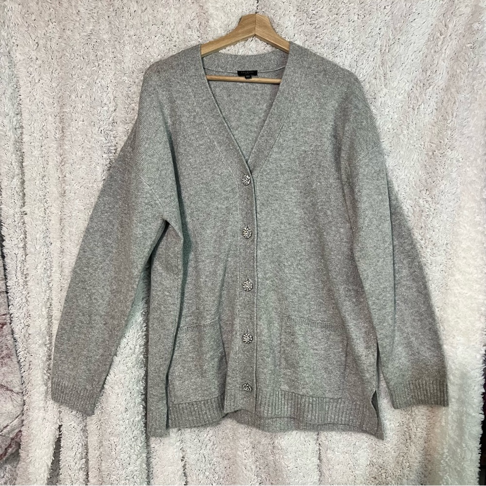 Talbots holiday cardigan